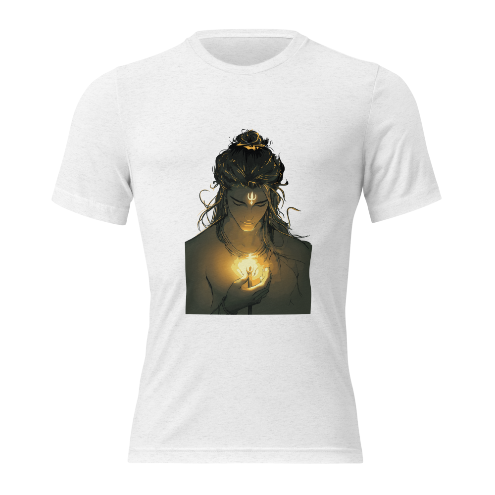 Lord shiva printed T shirt with trident holding in hand | Limited Edition