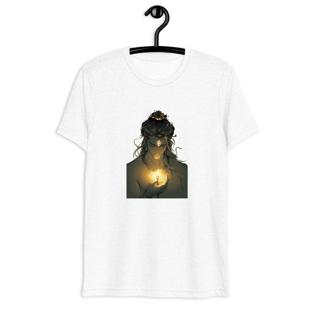 Lord shiva printed T shirt with trident holding in hand | Limited Edition