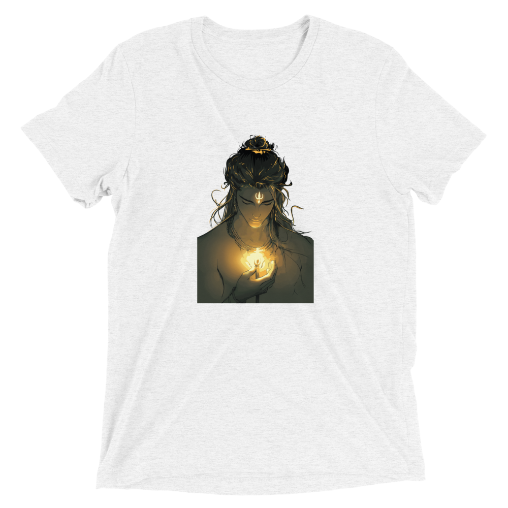 Lord shiva printed T shirt with trident holding in hand | Limited Edition