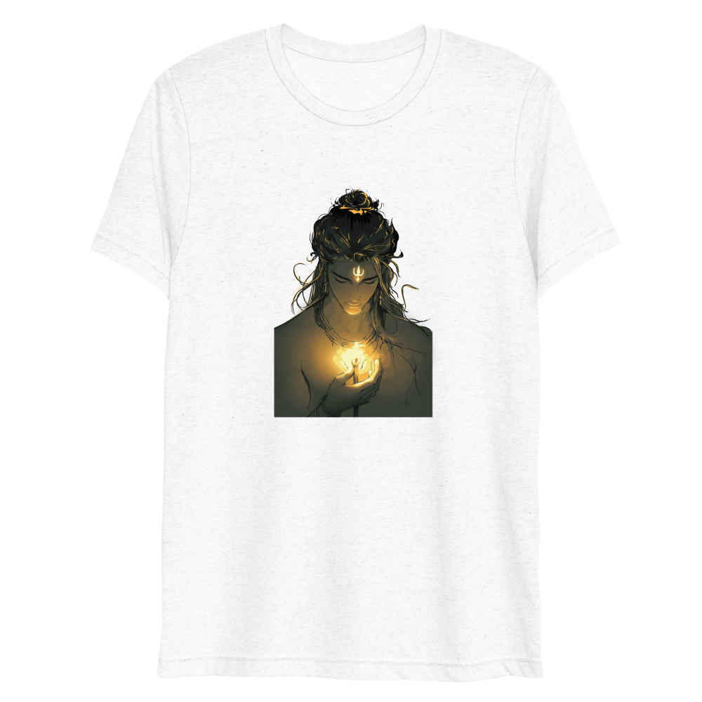 Lord shiva printed T shirt with trident holding in hand | Limited Edition