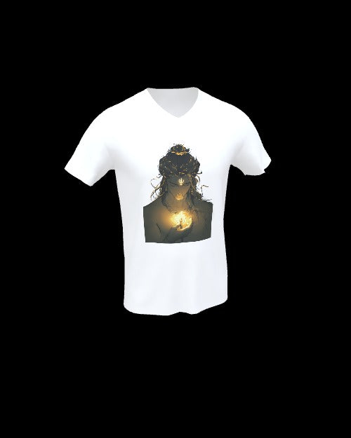 Lord shiva printed T shirt with trident holding in hand | Limited Edition