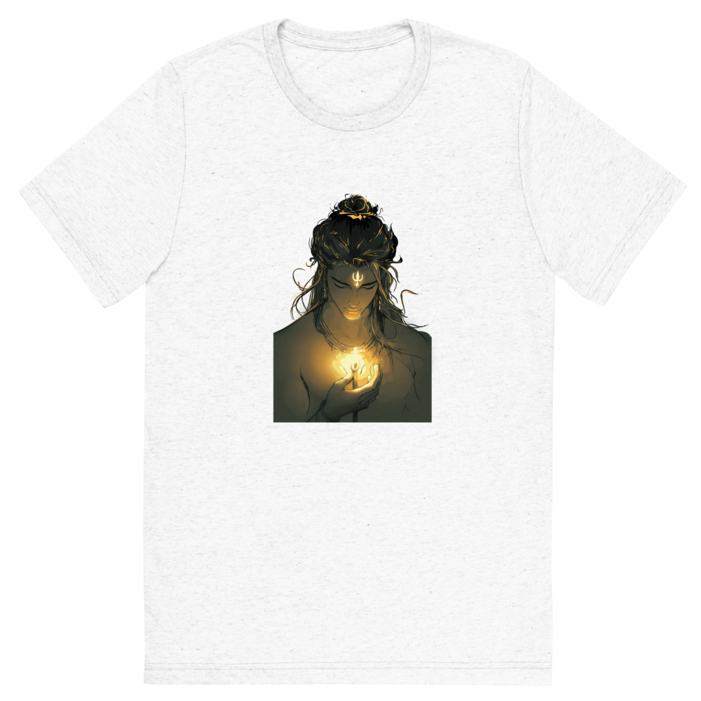 Lord shiva printed T shirt with trident holding in hand | Limited Edition