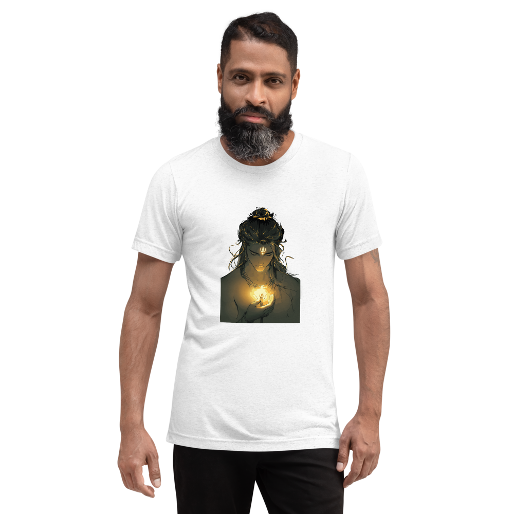 Lord shiva printed T shirt with trident holding in hand | Limited Edition