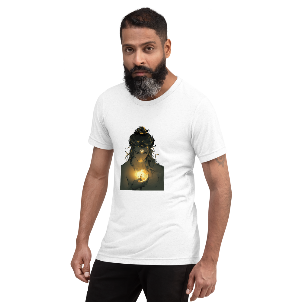 Lord shiva printed T shirt with trident holding in hand | Limited Edition