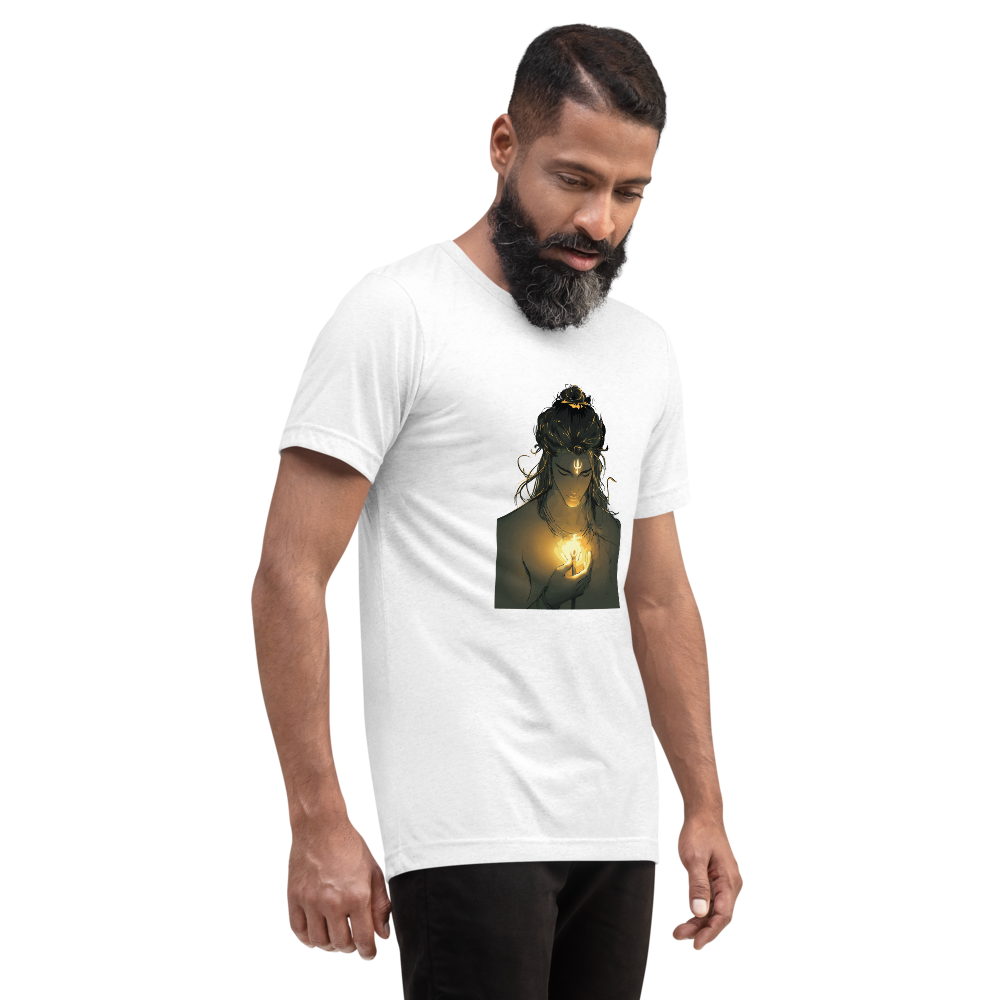 Lord shiva printed T shirt with trident holding in hand | Limited Edition